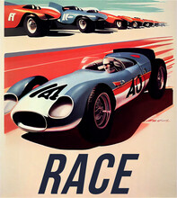 Car Race Poster