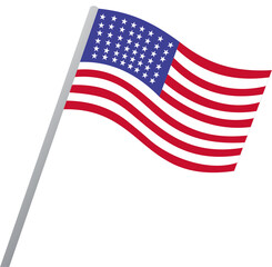 Wall Mural - USA flag PNG 2022112214