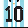 Argentina Messi 10 2022 FIFA World Cup