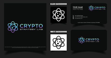 Crypto Digital Lab Token logo Vector Design