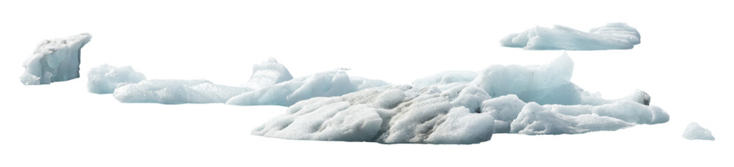 Aufkleber - Isolated PNG cutout of an iceberg  on a transparent background