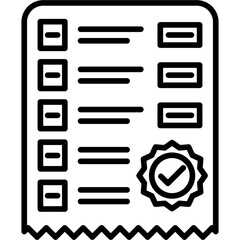 Poster - Checklist Icon