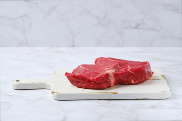 Wall Mural - Raw top side beef steak