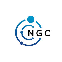 NGC Letter Technology Logo Design On White Background. NGC Creative Initials Letter IT Logo Concept. NGC Letter Design.