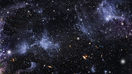 fly through large clusters of stars and galaxies to the far reaches of the universe.