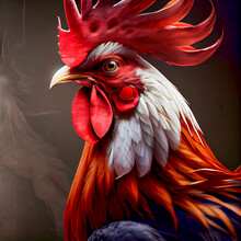 Rooster Portrait