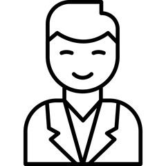 Sticker - Businessman Icon