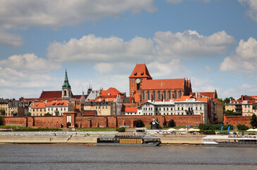 Wall Mural - Panoramic view of Torun.  Poland