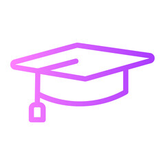 Poster - mortarboard icon