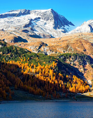 Wall Mural - Mountains landscape lake forest Austria