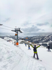 Canvas Print - jasna ski resort view slovakia mountains