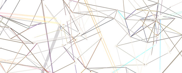  network structure - abstract design connection
