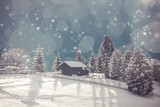 Fototapeta Pokój dzieciecy - Winter in the mountains