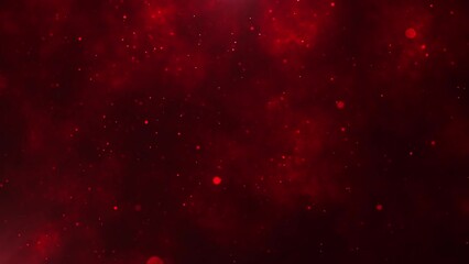 Particle background glowing in blue haze