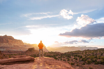 Canvas Print - Hike in Utah