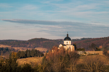 Wall Mural - church in the mountains. St. Vasyl the Great in Brylińce