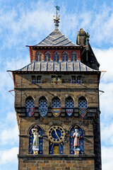 Wall Mural - Marquis of Bute Clock Tower - Cardiff Castle Wales