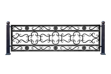 Wall Mural - Durable decorative forged fence.