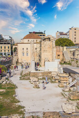 Wall Mural - Athena Archegetis is situated west side of the Roman Agora, in Athens, Greece