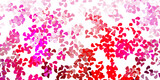 Fototapeta Motyle - Light pink vector texture with memphis shapes.