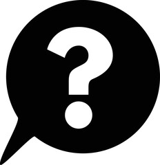 Wall Mural - Question mark icon , Question Mark in Bubble Icon Vector