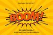 © erdesign - Boom comic text effect editable