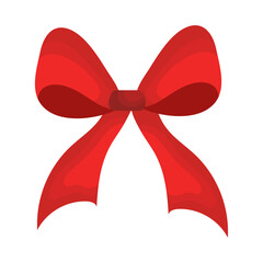 Poster - red bow icon