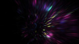 Fototapeta  - Abstract purple sparkles. Fantastic space background. Digital fractal art. 3d rendering.