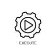 © Agus - execute icon , business icon vector