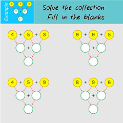 Solve the collection fill in the blanks