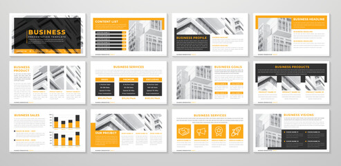 company presentation template design