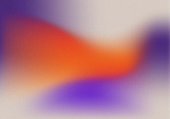 Wall Mural - retro gradient background with grain texture