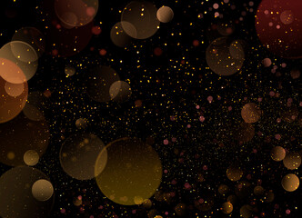 Wall Mural - abstract background with sparkles and bokeh