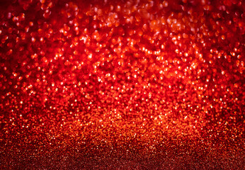 Wall Mural - abstract empty red glitter background