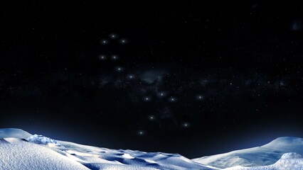Wall Mural - the constellation cetus, the sea monster, can be seen in the northern hemisphere in the late fall an