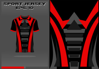 Sports jersey template for team uniforms soccer jersey racing