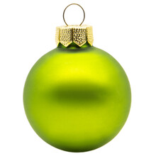 Single Green Christmas Tree Ball