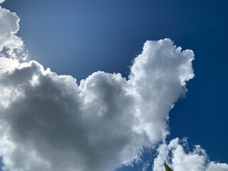 Wall Mural - Blue sky and white clouds.. Nature is very beautiful.