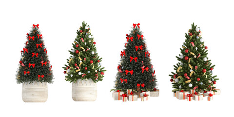 christmas tree and gifts