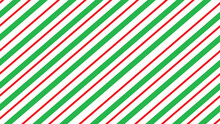 Red And Green Stripes Christmas Background Gift Wrapping Paper 04