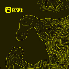 Wall Mural - stylized height cg topographic contour map in contours. abstract background. digital copy earth spac