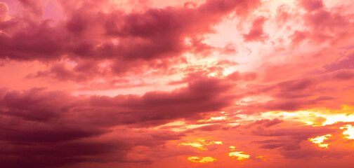 Wall Mural - Beautiful light on sunset, taken from a drone.sunset and sunrise.