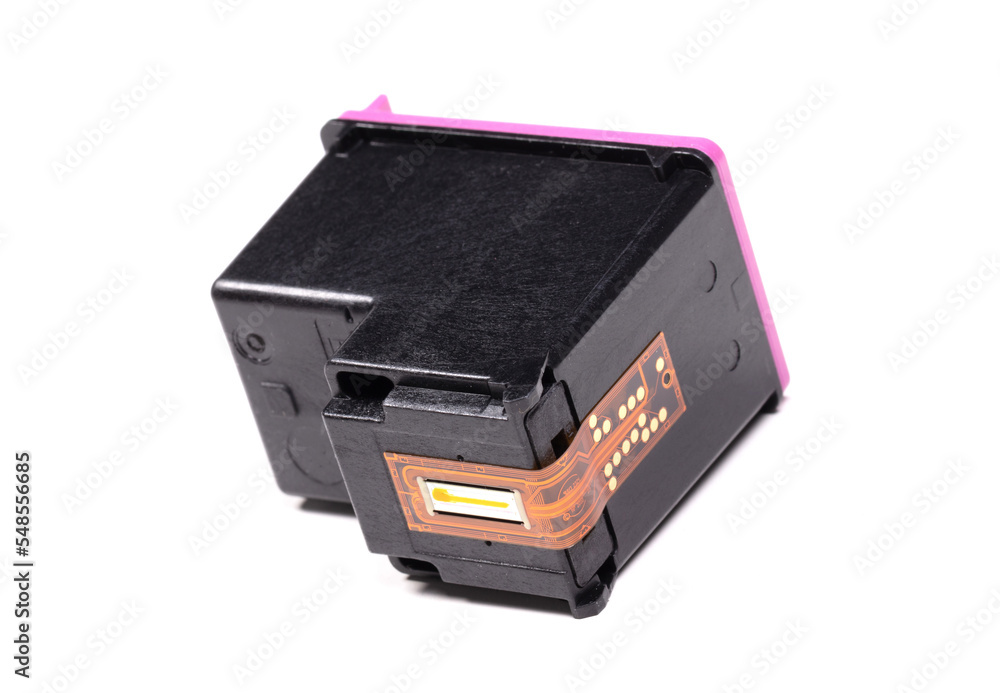 Ink jet cartridge, isolated on white