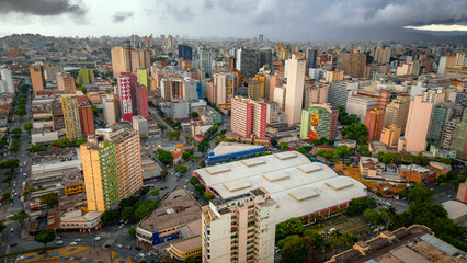 belo horizonte centro minas gerais cidade capital metrópole brasil brasileira paisagem urbana estaçã