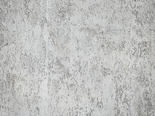 Gray  Wall Covered With Plaster, Interior Design Background