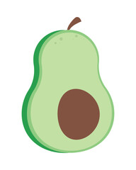 Wall Mural - avocado icon image