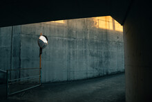 Underpass And Concrete Walls