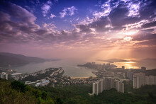 Sunrise Landscape Photography Shot At Cheung Shan Hong Kong 2022. 01. 01