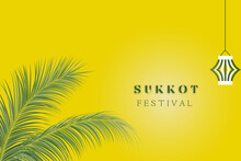 Sukkot Israel's Festival Illustration, Background.