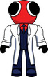 © Vectoradn - scientist red rainbow friends vector